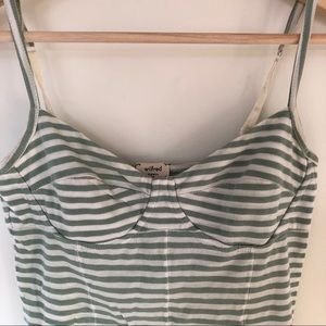 WILFRED Bardot bustier tank